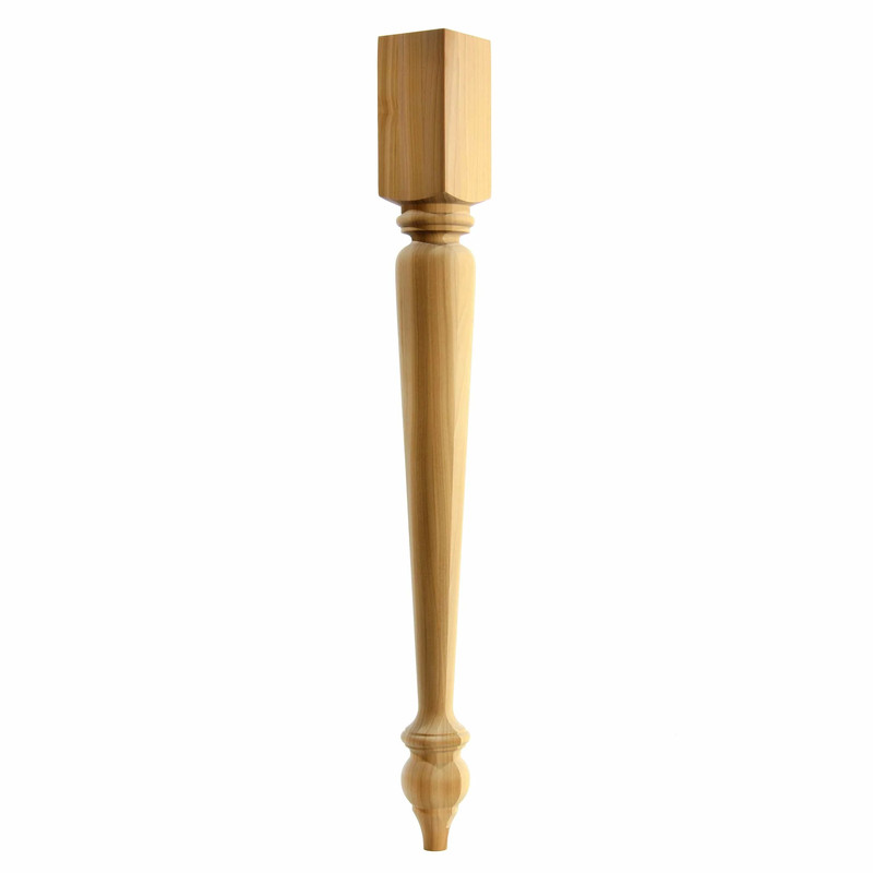 Turned Leg - Style 120 - 34.5"H - Species:Maple Hard